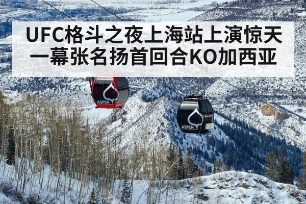 UFC格斗之夜上海站上演惊天一幕张名扬首回合KO加西亚